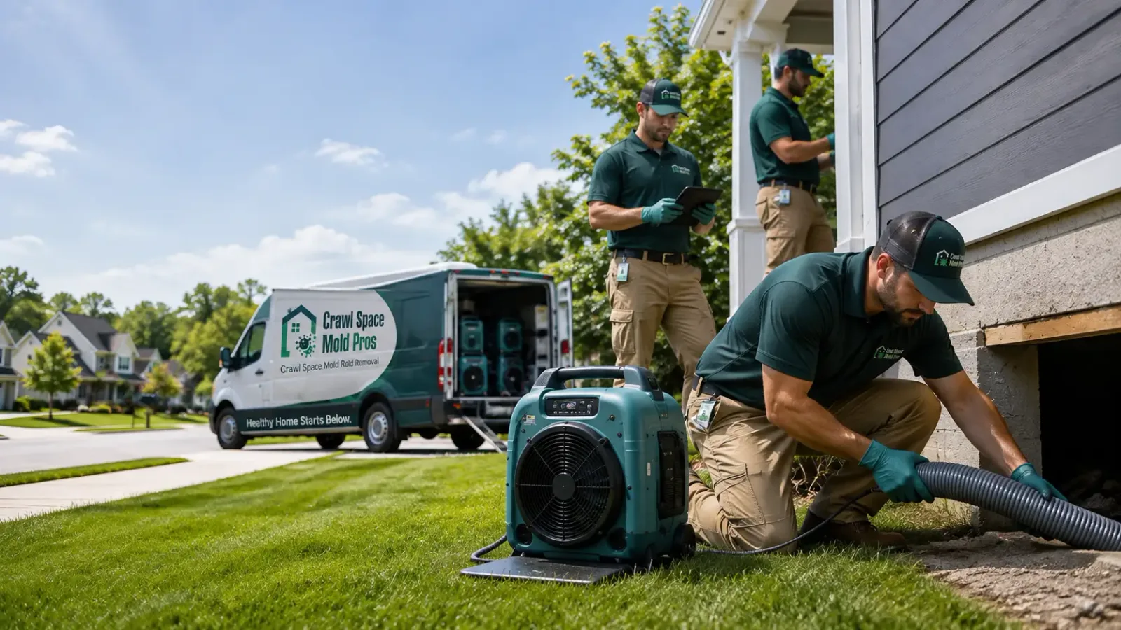 Crawl Space Mold Removal in Bevington, IA